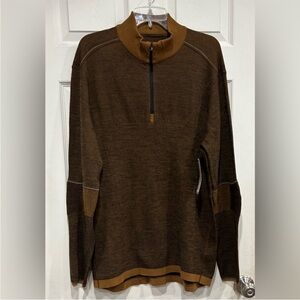 Smartwool Men's Medium Intraknit™ Thermal Max Merino Base Layer 1/4 Zip NWT